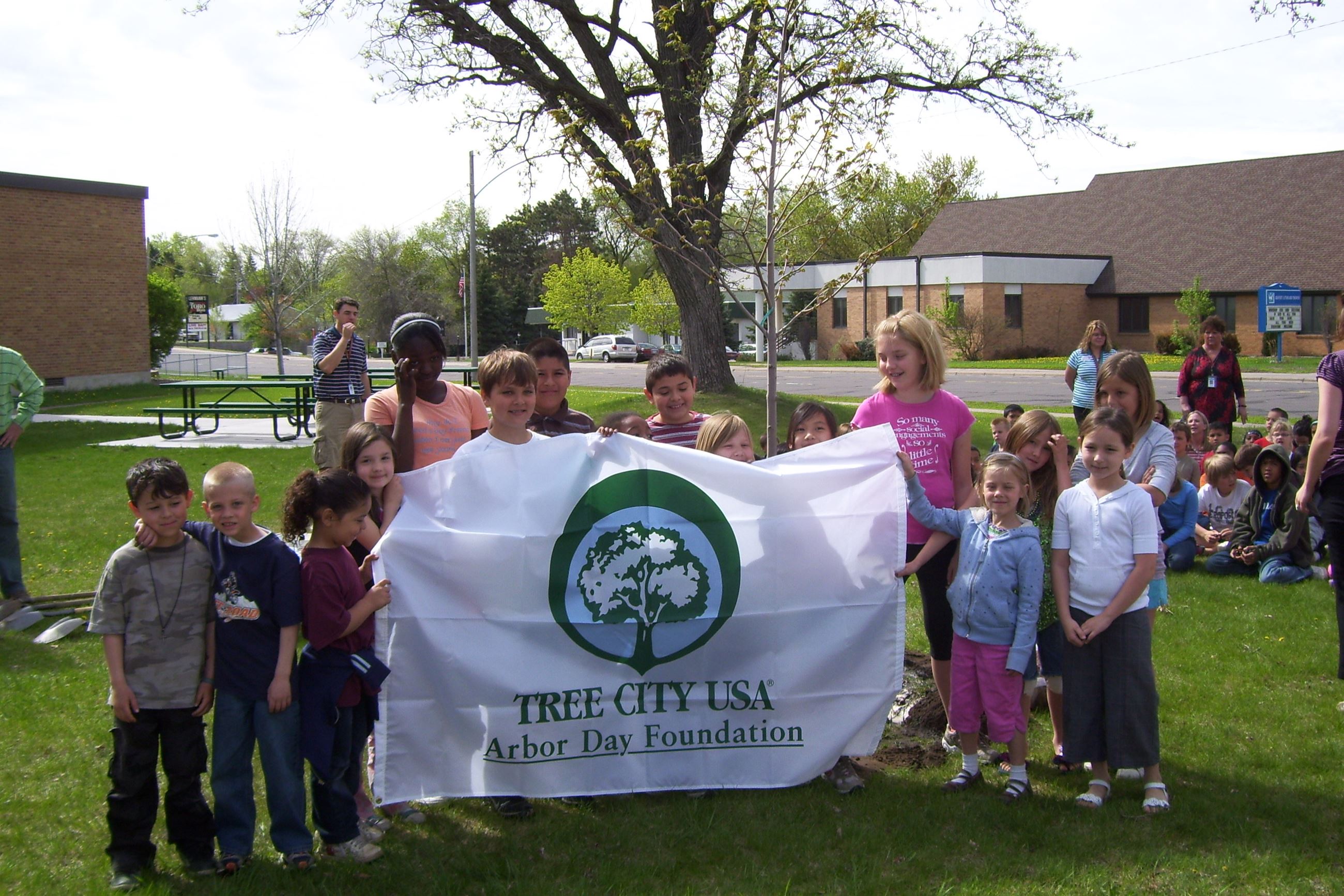 Arbor Day Tree Planting - Lincoln Elementary School