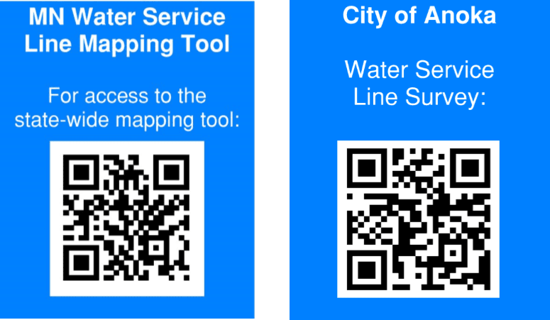 QR Codes - Water Service Line