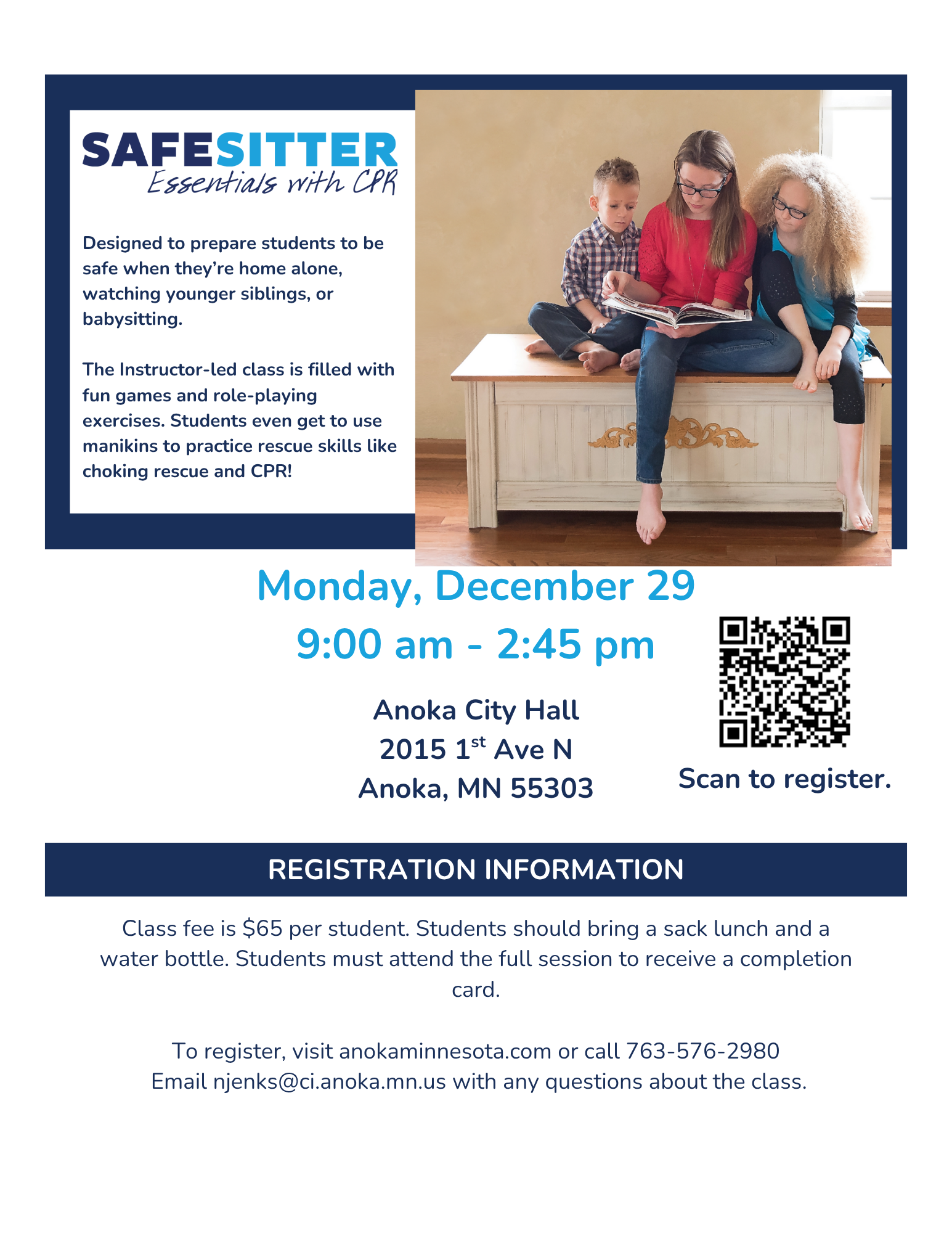 December Safe Sitter